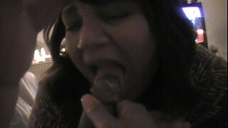 Wanita GEMUK Betty Menjilat dan menghisap saya cum