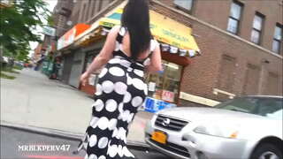 Schleich dich Hinter DAS Puerto Rican MILF BIG MEGA BOOTY