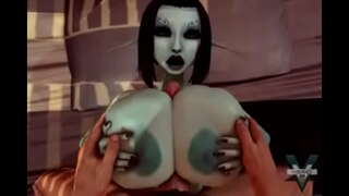 Titty fuck Soria et de Sperme dans Sa Bouche