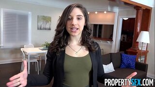 PropertySex-សិស្ស fucks ក្តៅលាចលនទ្រព្យភ្នាក់ងារ