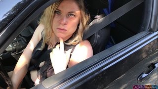 Sarışın bir yabancıyı alır ve evine geri döner