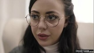 Troubled virgins last resort is the social worker shes meeting.Hes the only one who can help her and her sis but it comes at a price.He wants her have sex with him.Wit no other option she throats his cock and lets him eat her out before he fucks her