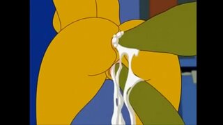 Marge ຫ້ອງນ້ໍາ gangbang