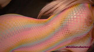 Busty Ξανθιά Τσούλα Αυνανίζεται Με Το Μακρύ Της Lollipop